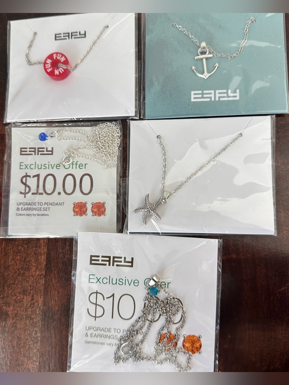 NWT Effy costume jewelry bundle, 5 pieces